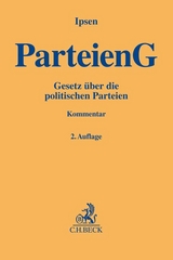 Parteiengesetz. ParteienG - Ipsen, Jörn