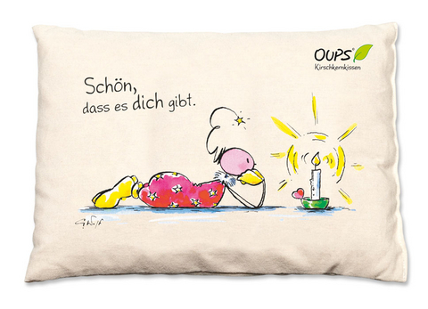 Oups Kirschkernkissen - Sch&ouml;n, dass es dich gibt - Kurt H&ouml;rtenhuber