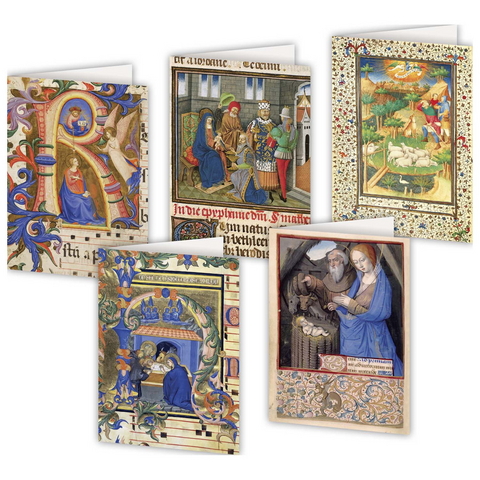 5er-Set Weihnachtskarten &raquo;Heilige Nacht&laquo;