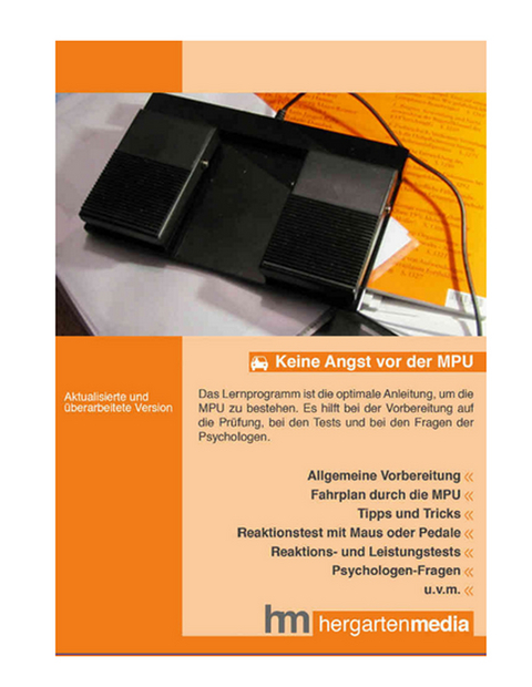 Keine Angst vor der MPU 2018 mit Pedalen