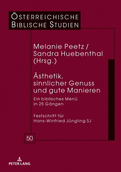&Auml;sthetik, sinnlicher Genuss und gute Manieren - 