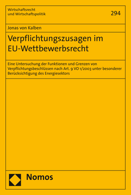 Verpflichtungszusagen im EU-Wettbewerbsrecht