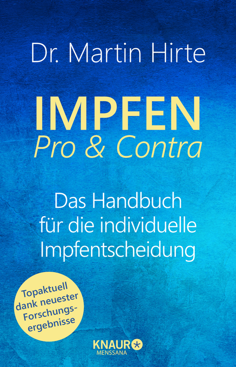 Impfen Pro & Contra - Martin Hirte