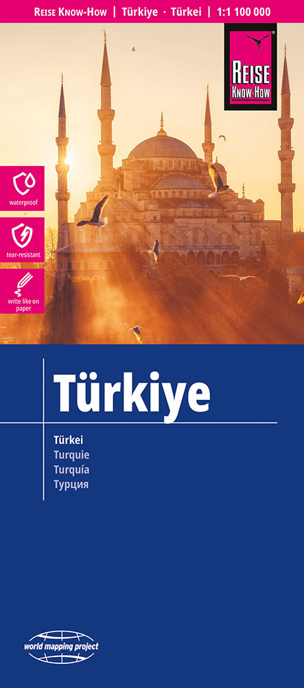 Reise Know-How Landkarte T&uuml;rkei / T&uuml;rkiye (1:1.100.000)