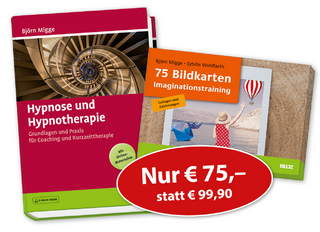 'Hypnose und Hypnotherapie' und '75 Bildkarten Imaginationstraining'