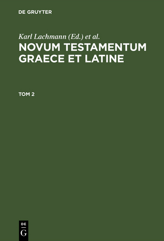 Novum Testamentum Graece et Latine / Novum Testamentum Graece et Latine. Tom 2