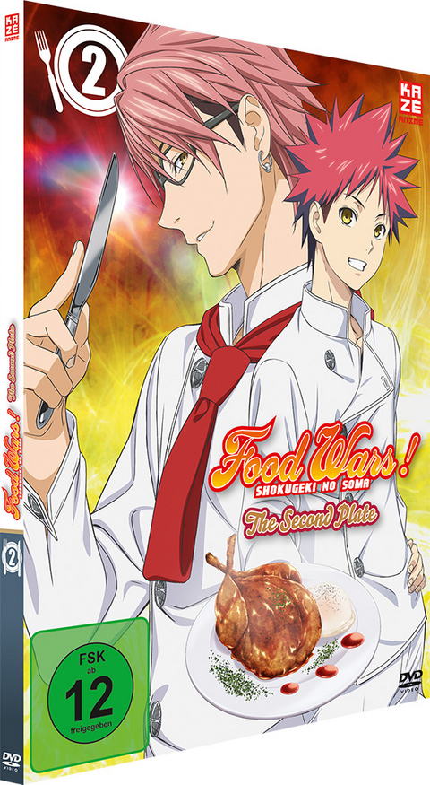 Food Wars! The Second Plate - 2. Staffel - DVD 2 - Yoshitomo Yonetani