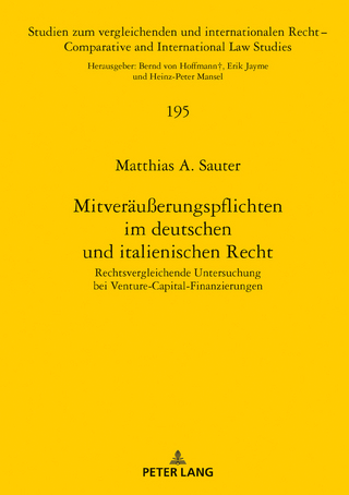Mitveraeußerungspflichten im deutschen und italienischen Recht