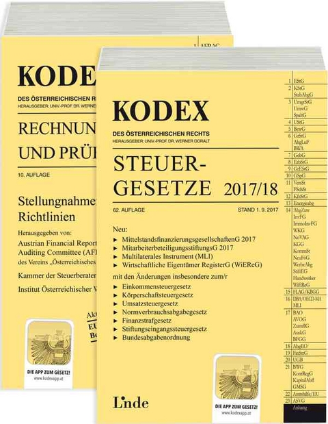 KODEX-Paket Steuergesetze - Rechnungslegung & Pr&uuml;fung - 