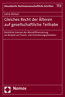 Gleiches Recht der &Auml;lteren auf gesellschaftliche Teilhabe - Lothar Michael