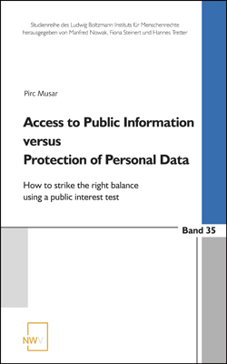 Access to Public Information versus Protection of Personal Data