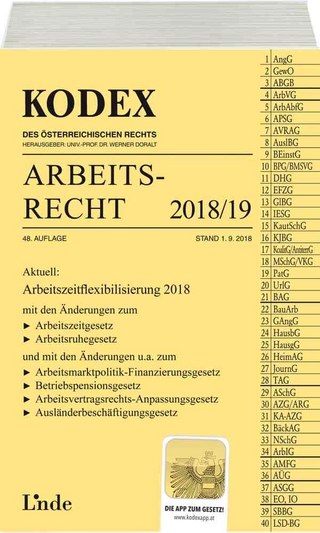 KODEX Arbeitsrecht 2018/19