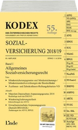 KODEX Sozialversicherung 2018/19, Band I - Brameshuber, Elisabeth; Doralt, Werner
