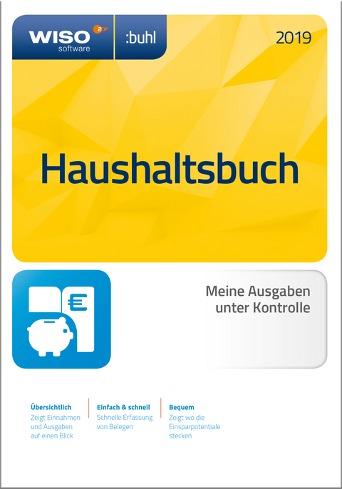 WISO Haushaltsbuch 2019, 1 CD-ROM