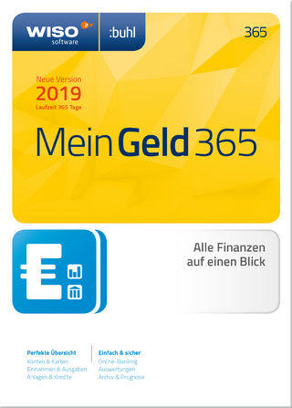 WISO Mein Geld 365, Version 2019, 1 DVD-ROM