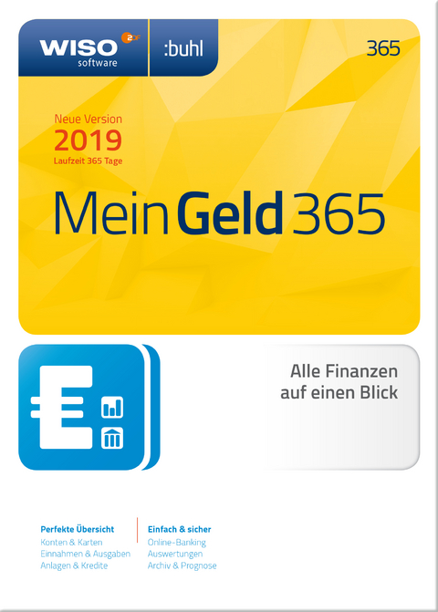 WISO Mein Geld 365, Version 2019, 1 DVD-ROM