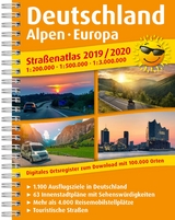 Stra&szlig;enatlas 2019 / 2020 Deutschland, Alpen, Europa 1:200.000