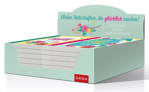 VE 2x5 Ex Glücksbotschaften "Streu Glück in die Welt"/"Einfach Happy" - 