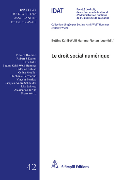 Le droit social num&eacute;rique - 