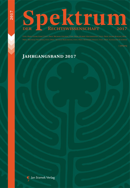 Spektrum der Rechtswissenschaft - 