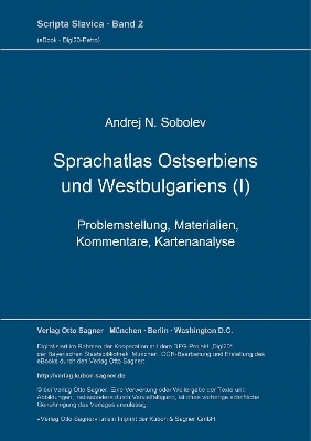 Sprachatlas Ostserbiens und Westbulgariens (I)