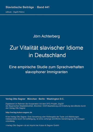 Zur Vitalität slavischer Idiome in Deutschland