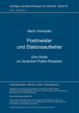 Postmeister und Stationsaufseher