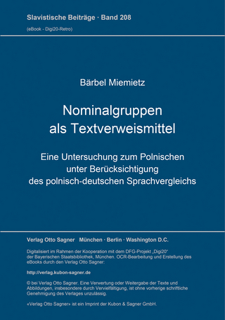 Nominalgruppen als Textverweismittel