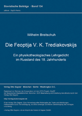 Die Feoptija V. K. Trediakovskijs - Wilhelm Breitschuh