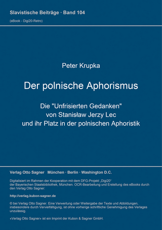 Der polnische Aphorismus