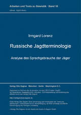 Russische Jagdterminologie - Irmgard Lorenz