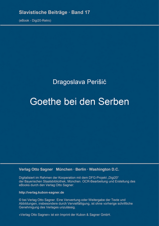 Goethe bei den Serben