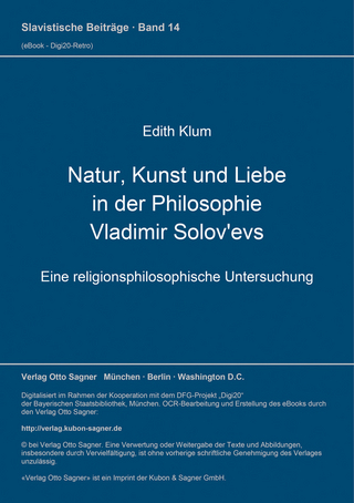 Natur, Kunst und Liebe in der Philosophie Vladimir Solov'evs