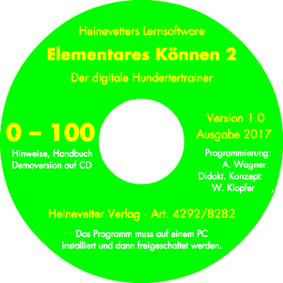 Lernsoftware / Elementares Können 2 - Werner Klopfer