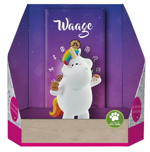 Pummeleinhorn Sammelfigur &ndash; Sternzeichen Waage -  Pummeleinhorn