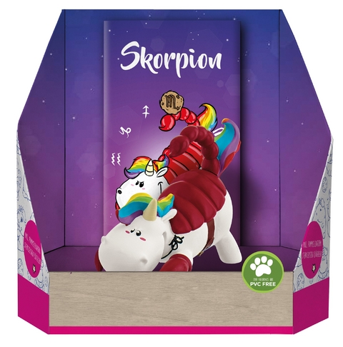 Pummeleinhorn Sammelfigur &ndash; Sternzeichen Skorpion -  Pummeleinhorn