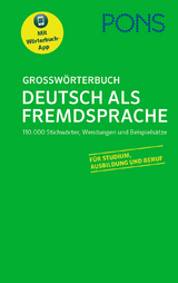 PONS Gro&szlig;w&ouml;rterbuch Deutsch als Fremdsprache