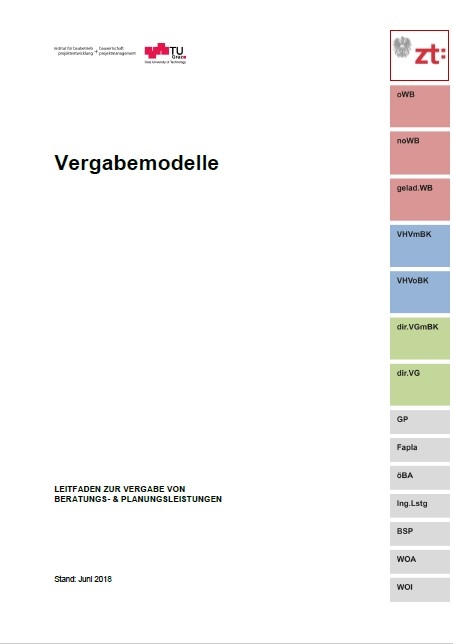 Vergabemodelle - Christian Fink, Michael Jirek, Hans Lechner, Günther Stefan, Daniela Stifter