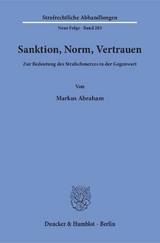 Sanktion, Norm, Vertrauen. - Markus Abraham