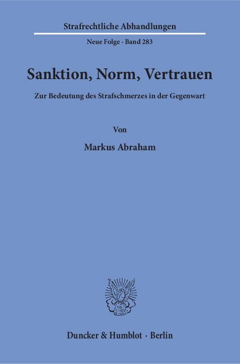 Sanktion, Norm, Vertrauen. - Markus Abraham