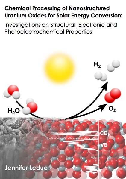 Chemical Processing of Nanostructured Uranium Oxides for Solar Energy Conversion: Investigations on Structural, Electronic and Photoelectrochemical Properties - Jennifer Leduc