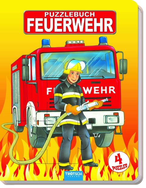 Tr&ouml;tsch Feuerwehr Puzzlebuch