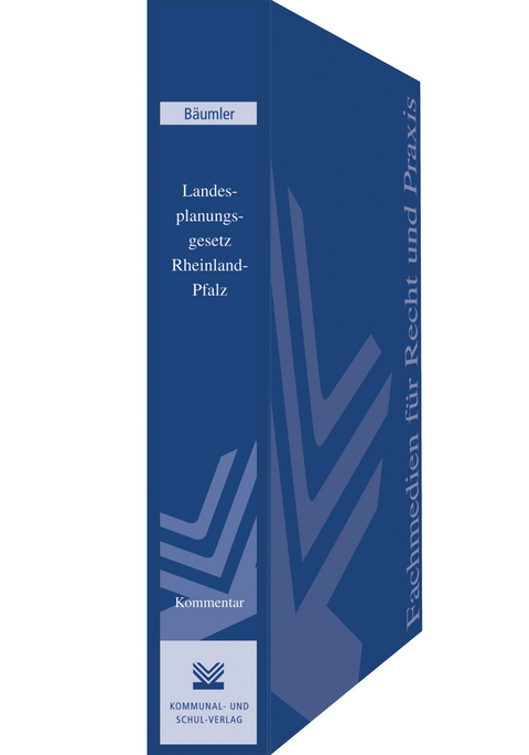 Landesplanungsgesetz Rheinland-Pfalz - Rolf B&auml;umler