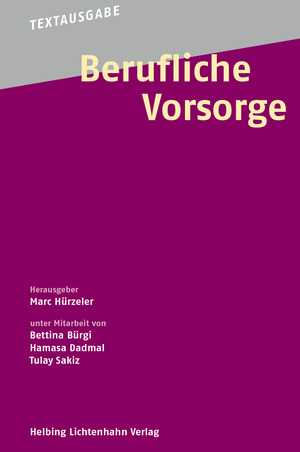 Textausgabe Berufliche Vorsorge - 