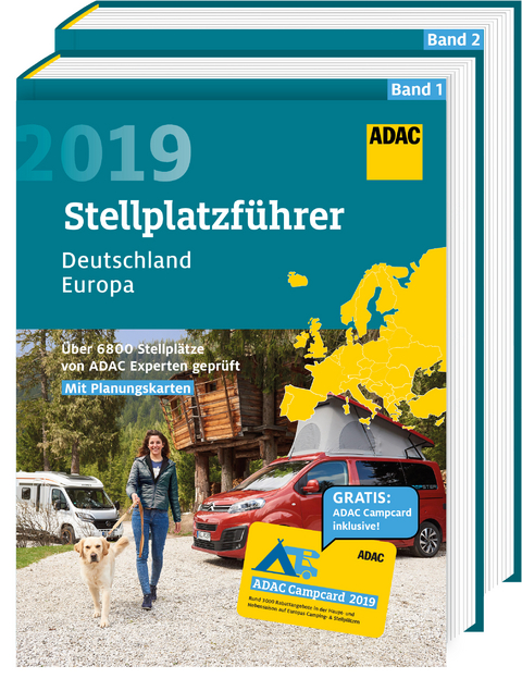 Stellplatzf&uuml;hrer Deutschland/Europa / ADAC Stellplatzf&uuml;hrer Deutschland und Europa 2019