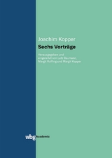 Sechs Vortr&auml;ge - Joachim Kopper