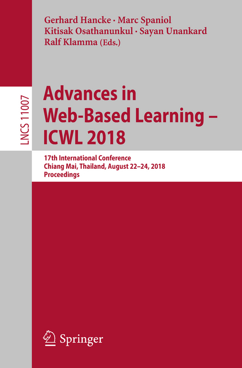 Advances in Web-Based Learning &ndash; ICWL 2018 - 