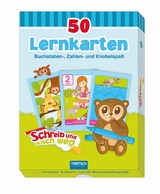 Tr&ouml;tsch 50 Lernkarten Schreib und wisch weg mit Stift