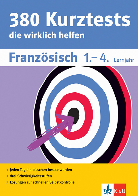 Klett 380 Kurztests Franz&ouml;sisch 1.-4. Lernjahr