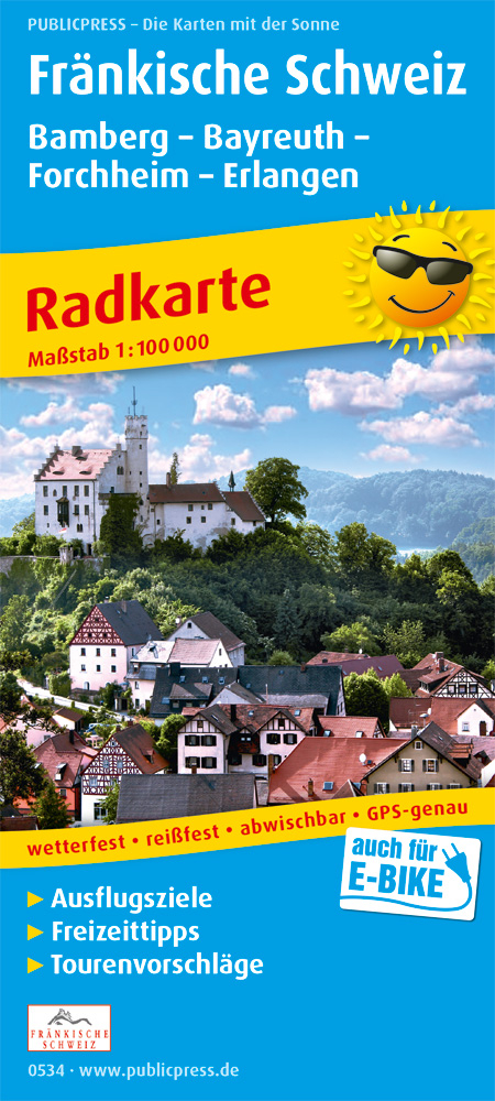 Fr&auml;nkische Schweiz, Bamberg - Bayreuth, Forchheim - Erlangen